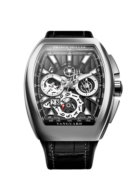 Часы Franck Muller Vanguard Grande Date V_45_CC_GD_SQT_BR-steel